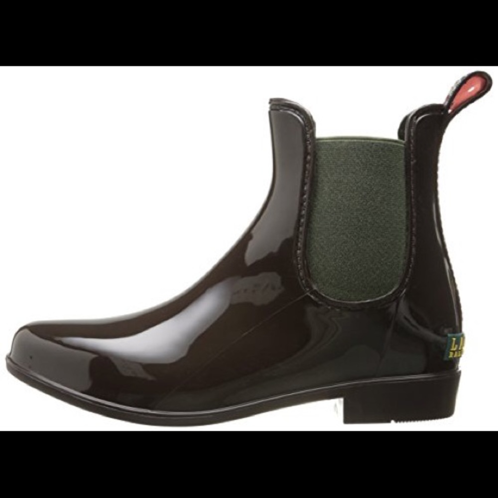 Ralph Lauren Tally Chelsea Rain Boots size 10 EUC